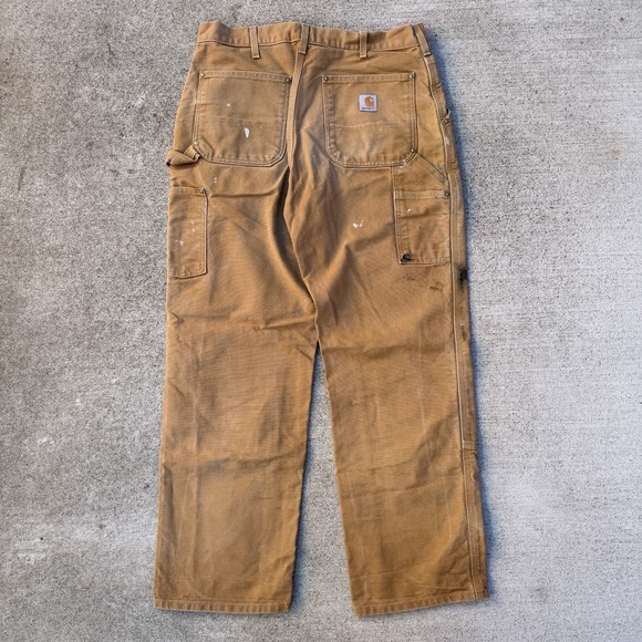 Vintage Tan Carhartt Double Knee Pants - Picture 2 of 10